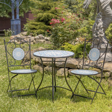 Tiled cheap garden table